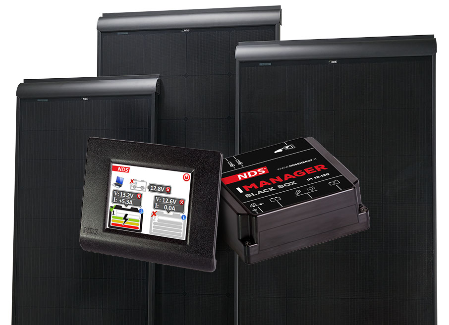 Pannelli solari NDS Black Solar con iManager