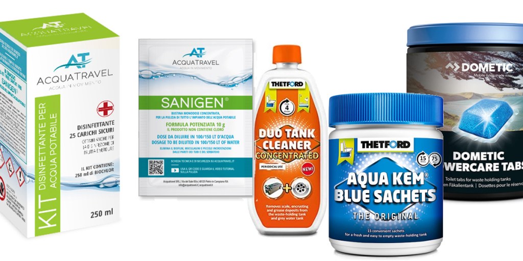Trattamento acqua in camper