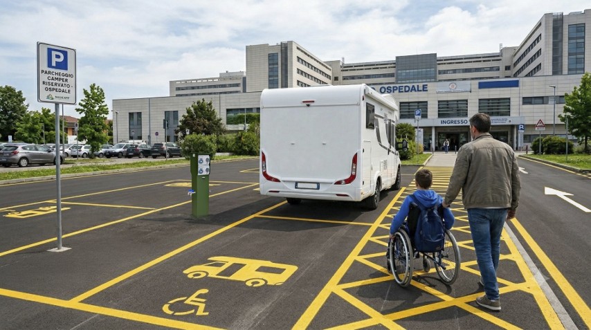 Assocamp - Stalli per camper nei parcheggi degli ospedali