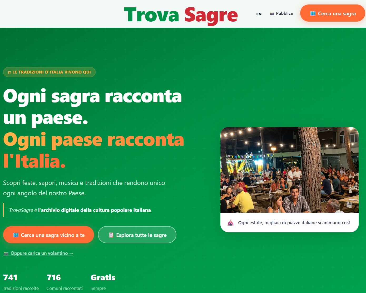 TrovaSagre - Il portale delle Sagre da vivere